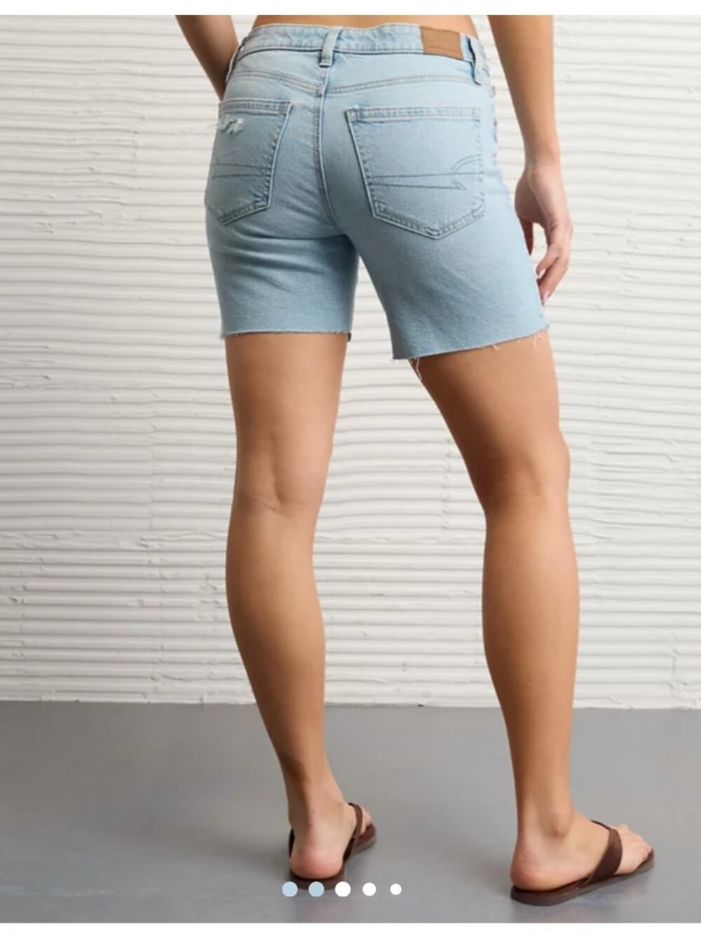White Women’s Denim Bermuda Shorts